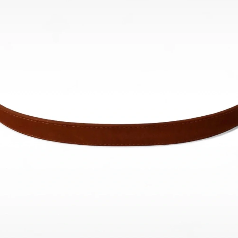 Fossil brown leather belt